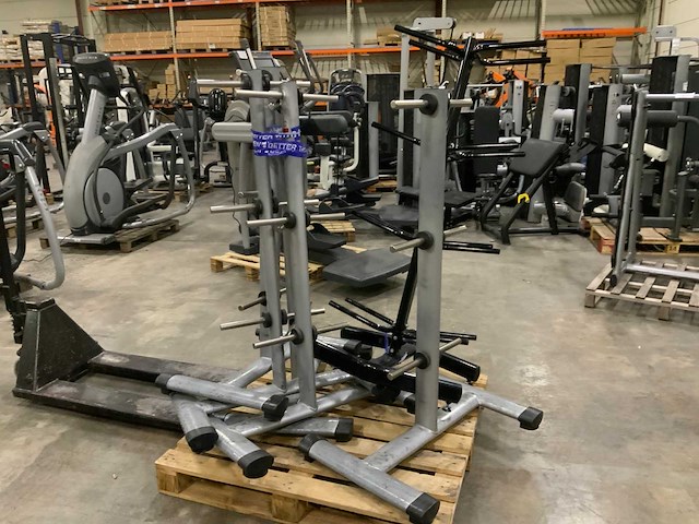 Gym80 5 stuk schijven rek krachtstation - afbeelding 2 van  4