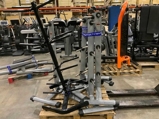 Gym80 5 stuk schijven rek krachtstation - afbeelding 3 van  4
