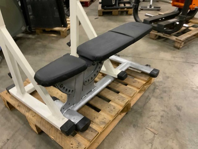 Gym80 adjustable bench barbell rek krachtstation - afbeelding 2 van  3