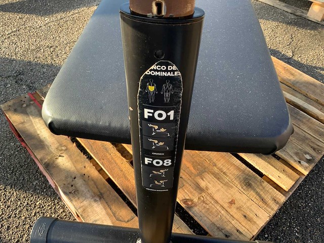 Gym80 signum abdominal flat bench krachtstation - afbeelding 7 van  7