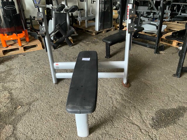 Gym80 signum olympisch flat benchpress krachtstation - afbeelding 2 van  5