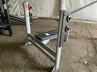 Gym80 signum olympisch flat benchpress krachtstation - afbeelding 4 van  5
