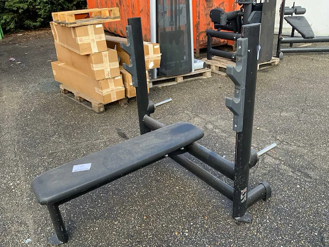 Gym80 signum olympische flat bench press krachtstation - afbeelding 1 van  2