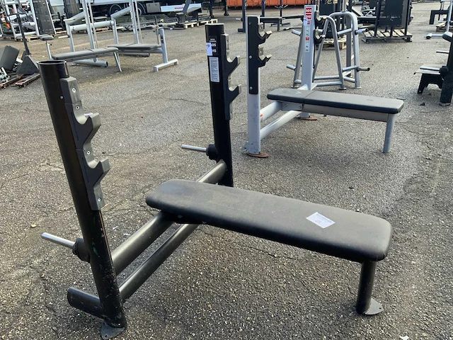 Gym80 signum olympische flat bench press krachtstation - afbeelding 2 van  2