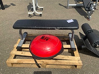Gym80 signum vlakke bank bosu bal krachtstation - afbeelding 1 van  2