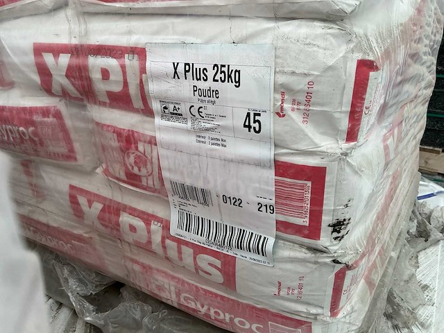 Gyproc x-plus 25kg pleisterspecie (156x) - afbeelding 3 van  6