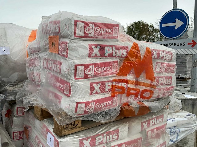 Gyproc x-plus 25kg pleisterspecie (156x) - afbeelding 4 van  6