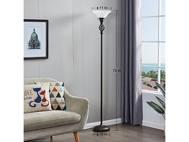 Gyrovu victoriaanse vloerlamp - afbeelding 2 van  4