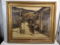 H. boulanger - in de slagerij 1868