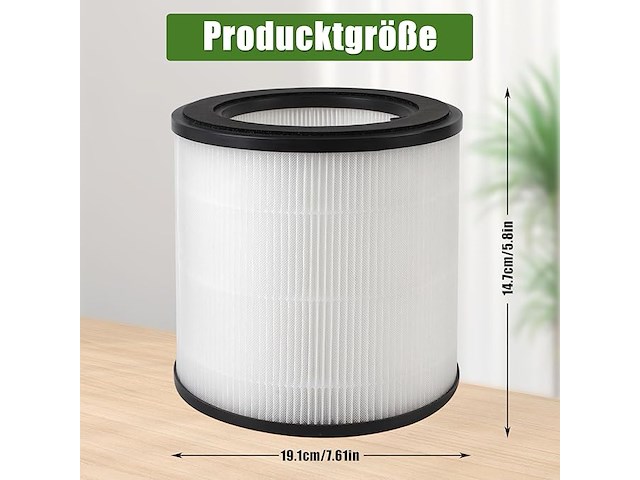 H13-true-hepa vervangingsfilter voor philips - afbeelding 2 van  4
