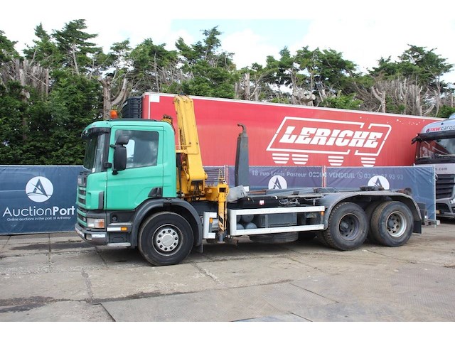 Haakarmsysteem vrachtwagen scania p114cb6x2hz diesel - afbeelding 1 van  1