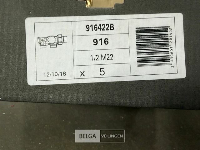 Haaks 2-pijps onderblok radiator (4 st/doos) - afbeelding 2 van  6