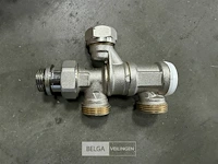 Haaks 2-pijps onderblok radiator (4 st/doos) - afbeelding 3 van  6