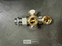 Haaks 2-pijps onderblok radiator (4 st/doos) - afbeelding 4 van  6