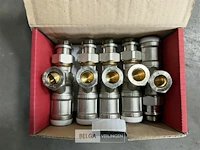 Haaks 2-pijps onderblok radiator (5 st/doos)