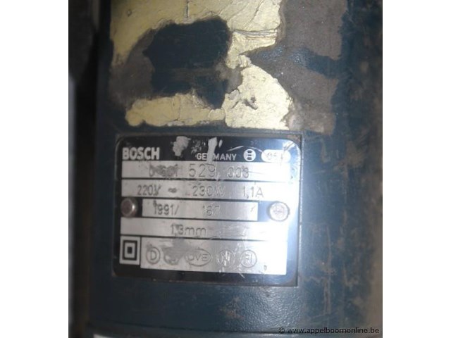 Haakse boormachine bosch 0 601 529 003, 0,23 kw, 220 v, werking niet gekend - afbeelding 2 van  2