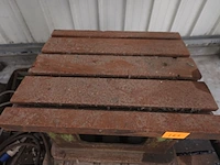 Haakse metalen werktafel - afbeelding 4 van  4