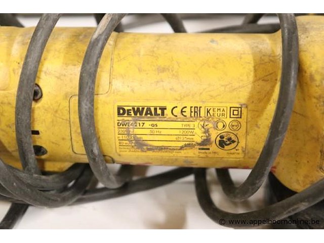 Haakse skijptol dewalt dwe4217, 1200w - afbeelding 3 van  3