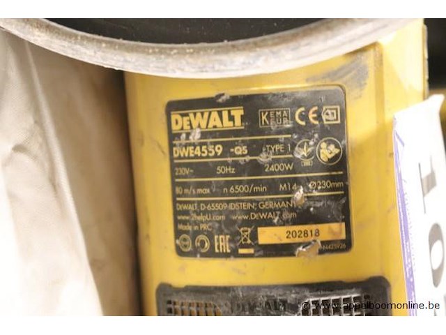 Haakse skijptol dewalt dwe4559 - afbeelding 3 van  3