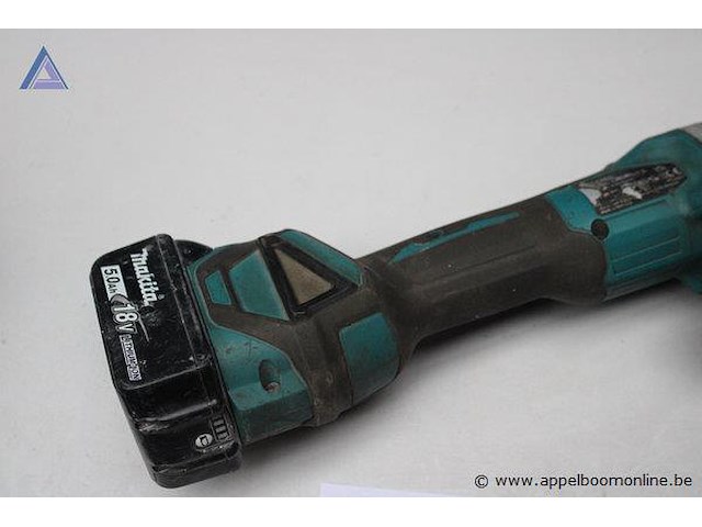 Haakse slijper - accu - makita - 18v 5.0ah - afbeelding 3 van  3