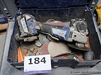 Haakse slijper - berner - bacag bl 18v toebehoren - slijpschijven, koffer - afbeelding 1 van  2