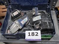 Haakse slijper - berner - bacag bl18v oplader - berner - rapidcharge toebehoren - batterij, koffer - afbeelding 1 van  2