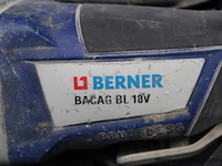 Haakse slijper - berner - bacag bl18v oplader - berner - rapidcharge toebehoren - batterij, koffer - afbeelding 2 van  2