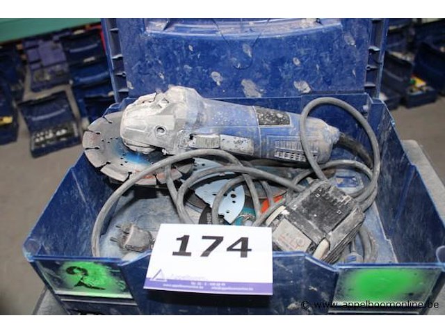 Haakse slijper - berner - bag 125-2 1300w - afbeelding 1 van  2