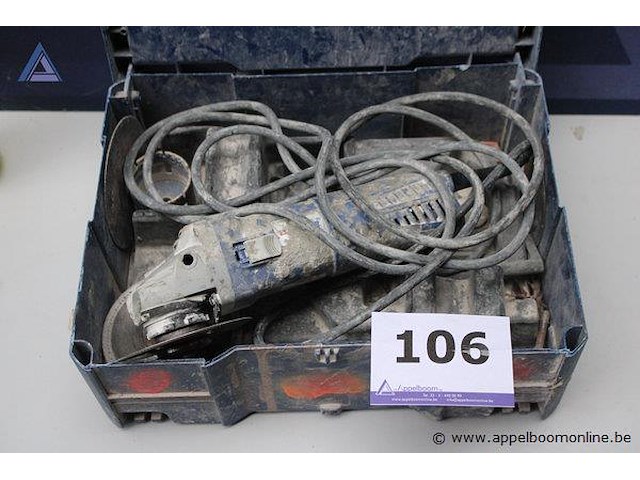 Haakse slijper - bosch koffer - afbeelding 1 van  3