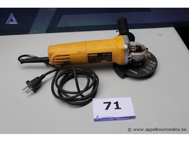 Haakse slijper - dewalt - dwe4117 - afbeelding 1 van  2