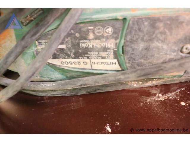 Haakse slijper - hitachi - g 23sc3 - afbeelding 2 van  2