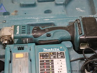 Haakse slijper - makita - bda340 oplader - makita - dc18ra toebehoren - koffer, handgreep - afbeelding 2 van  3