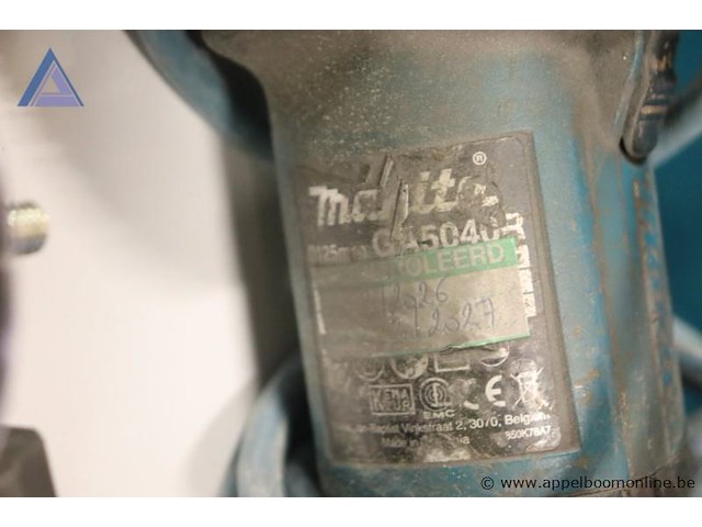 Haakse slijper - makita - dga5040r - afbeelding 3 van  3