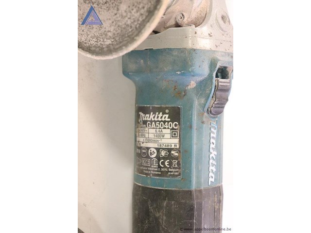 Haakse slijper - makita - ga5040 - afbeelding 3 van  3