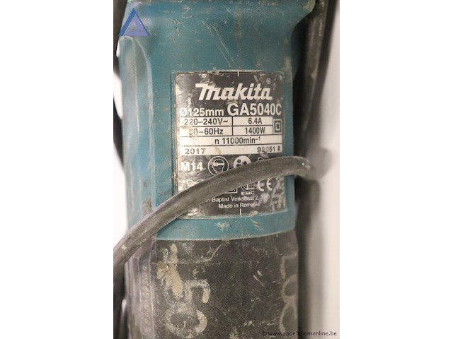 Haakse slijper - makita - ga5040c - afbeelding 3 van  3