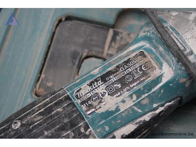 Haakse slijper - makita - ga5050r koffer - makita - afbeelding 2 van  2