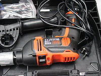 Haakse slijper - vipro klopboormachine - black+decker - kd860ka toebehoren - diverse boortjes - afbeelding 2 van  3