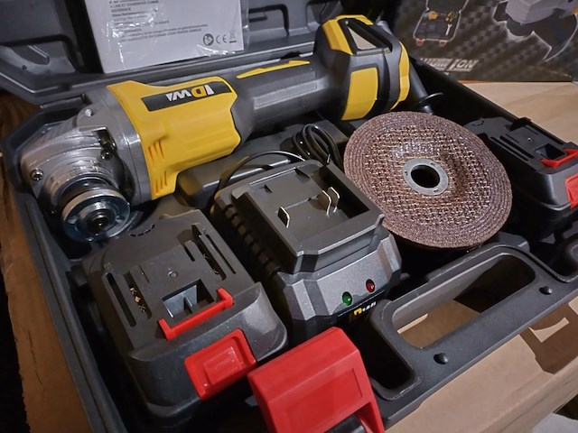 Haakse slijper 36volts accu dw - afbeelding 3 van  4