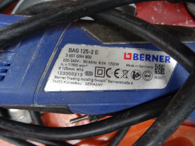 Haakse slijper berner - afbeelding 3 van  3