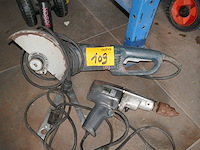 Haakse slijper bosch + boormachine - afbeelding 1 van  4