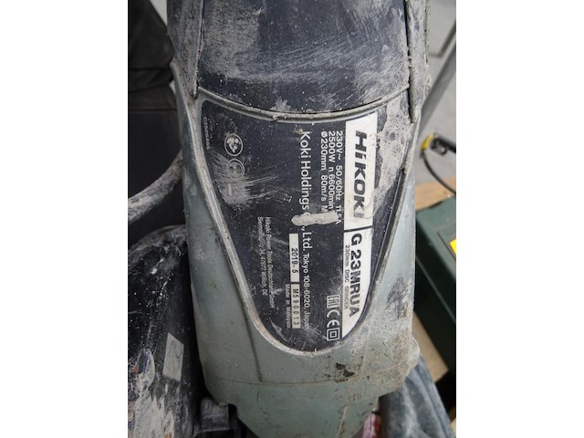 Haakse slijper hikoki - afbeelding 2 van  2