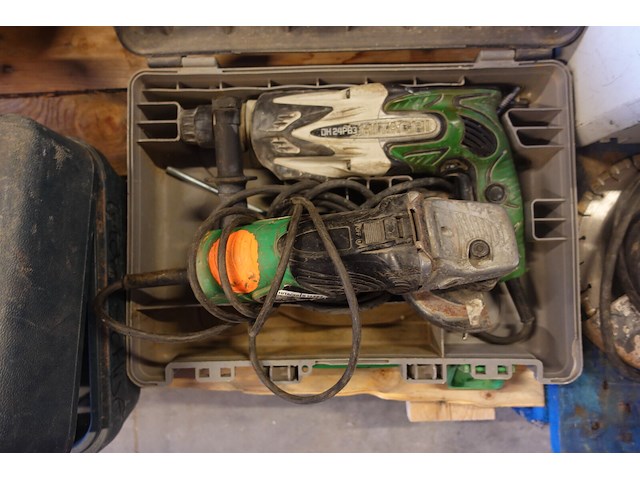 Haakse slijper + klopboormachine hitachi - afbeelding 1 van  5