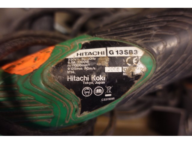 Haakse slijper + klopboormachine hitachi - afbeelding 2 van  5