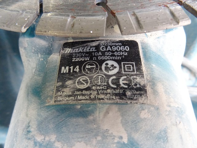 Haakse slijper makita - afbeelding 2 van  3