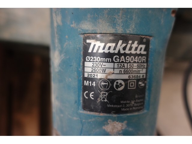 Haakse slijper makita - afbeelding 3 van  3