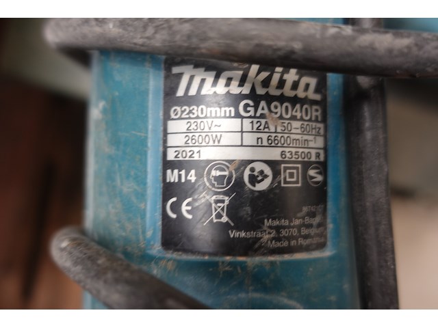 Haakse slijper makita - afbeelding 3 van  3