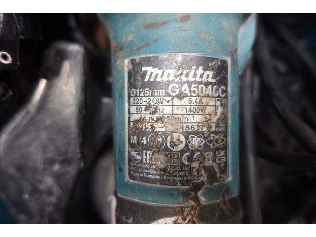 Haakse slijper makita - afbeelding 3 van  4