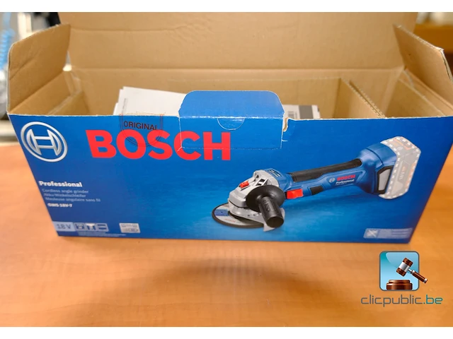 Haakse slijper met batterij - afbeelding 7 van  8