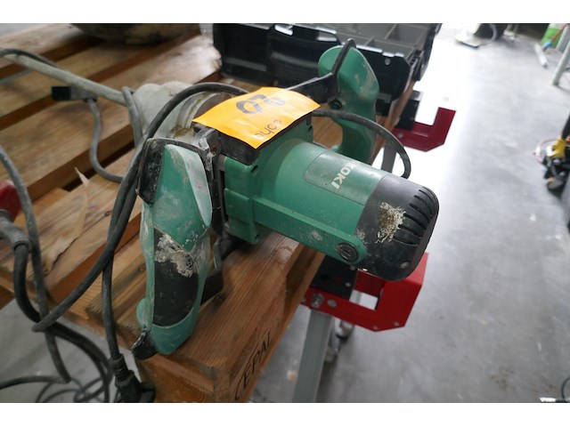 Haakse slijper milwaukee + mortelmixer hikoki - afbeelding 4 van  6