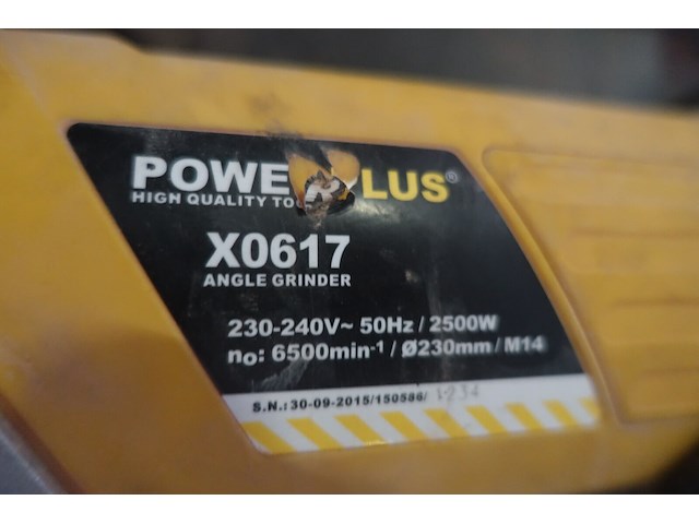 Haakse slijper powerplus - afbeelding 3 van  4